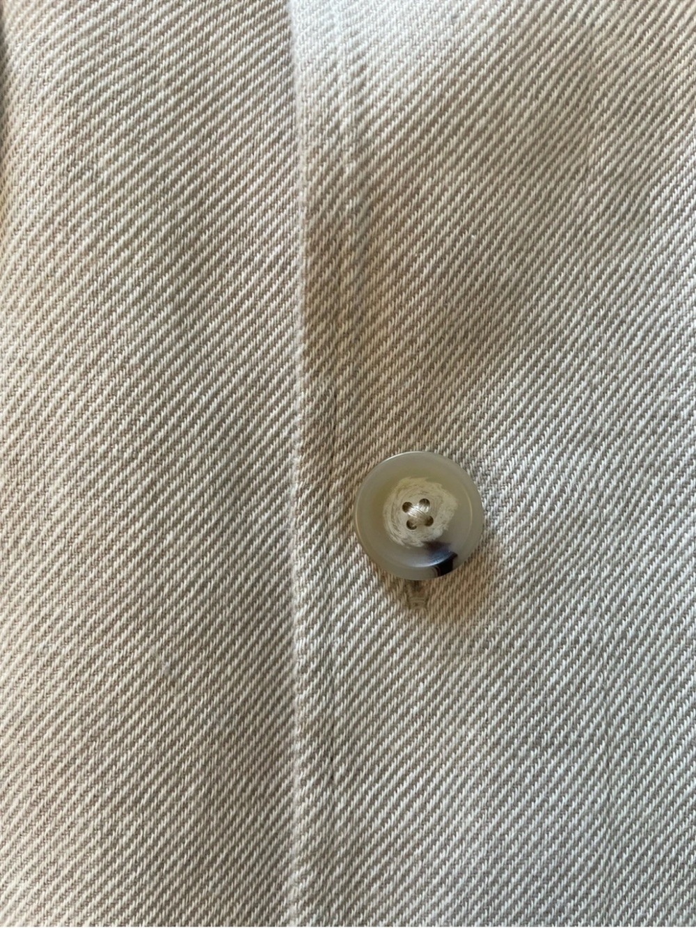 Joseph Abboud Men's Cream Lightweight Linen/Cotton Jacket - Size L - Picture 6 of 13